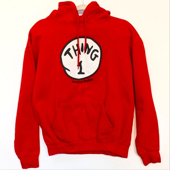 Universal Studios "Thing 1" Red Hoodie - Picture 1 of 6